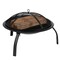 Flash Furniture 22.5" Foldable Wood Burning Firepit with Mesh Spark Screen and Poker YL-230-GG - alternate 7